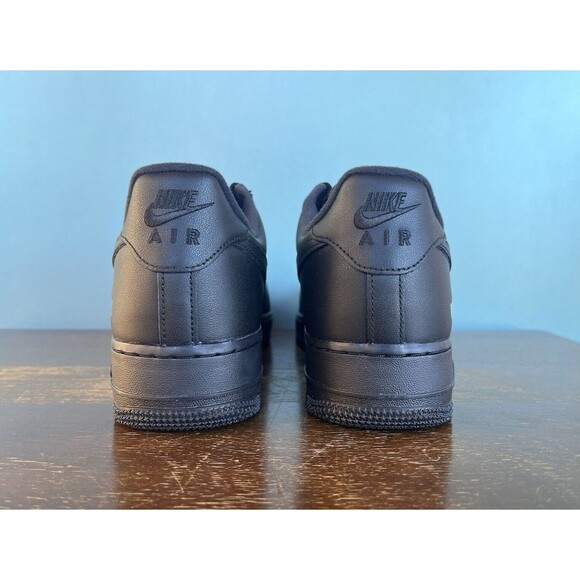 Nike Air Force 1 Low x Supreme Triple Black Men's Size 11 CU9225-001 - Picture 9 of 11